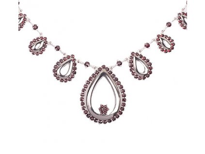 Czech garnet necklace (6770870)