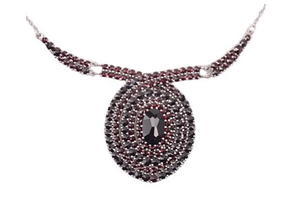 Czech garnet necklace (6770360)