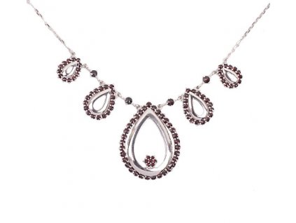 Czech garnet necklace (6770869)