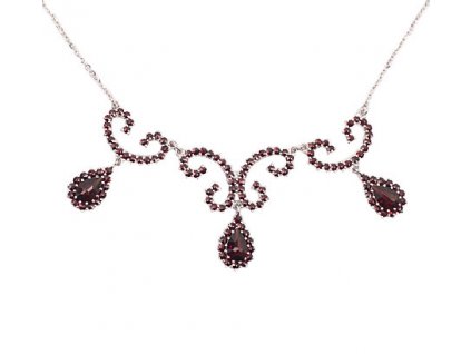 Czech garnet necklace (6770128)