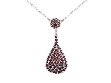 Czech garnet necklace (6770911)
