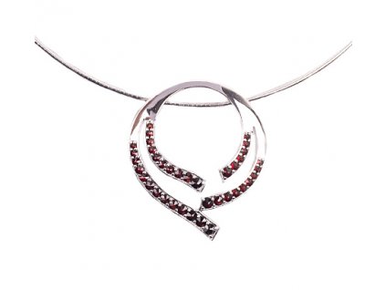 Czech garnet necklace (6770917)