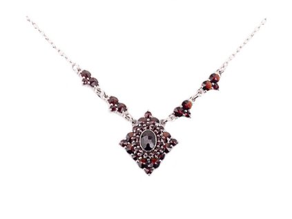 Czech garnet necklace (6770181)