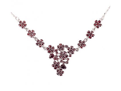 Czech garnet necklace (6770925)