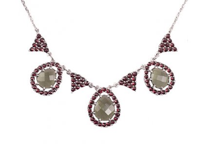 Czech garnet necklace (6770926)