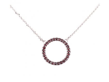 Czech garnet necklace (6770942)