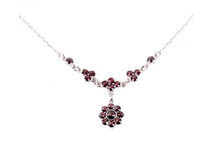 Czech garnet necklace (6770013)