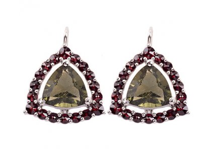 Czech garnet earrings (v6371389)