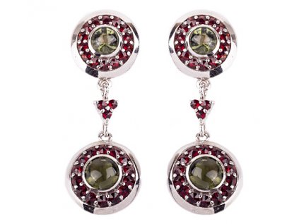 Czech garnet earrings (v6371288)