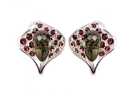 Czech garnet earrings (v6350288)