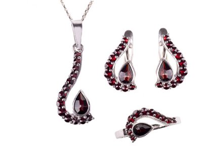 Czech garnet Set 5 (Set 5)