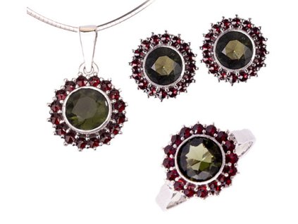 Czech garnet Set 107 (Set 107)