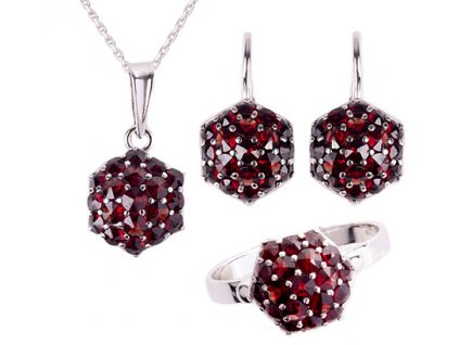 Czech garnet Set 114 (Set 114)