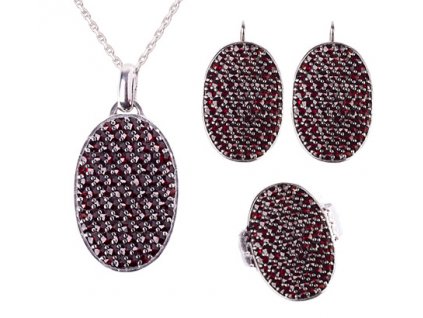 Czech garnet Set 118 (Set 118)