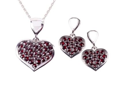 Czech garnet Set 136 (Set 136)