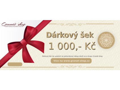 dárkový šek