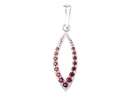 garnet pendant (1303)
