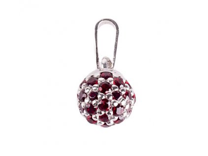 Czech garnet pendant (6471504)