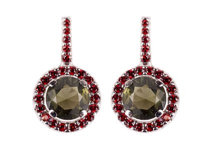 Czech garnet earrings (v6371490)