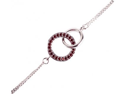 Czech garnet bracelet (6670590)