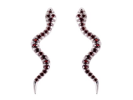 Czech garnet earrings (6371498)