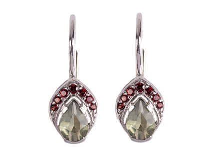 Czech garnet earrings (v6371494)