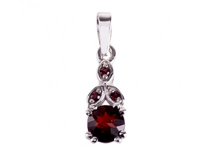 Czech garnet pendant (6471514)