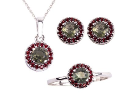 Czech garnet Set 156 (Set 156)