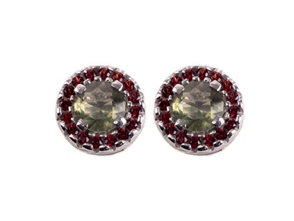 Czech garnet earrings (v6371493)