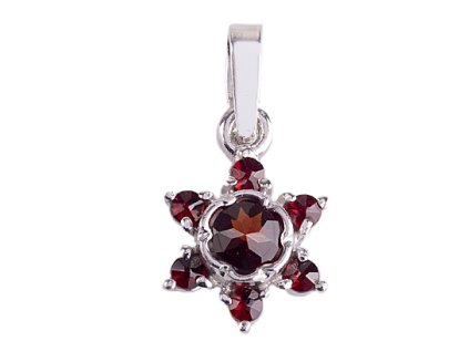 Czech garnet pendant (6471401)