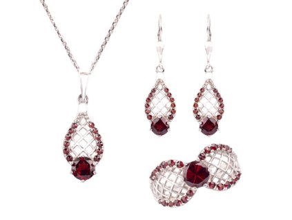 Czech garnet Set 161 (Set 161)