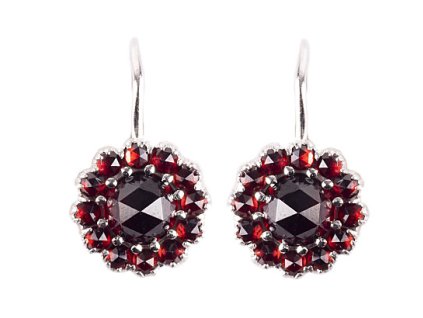 Czech garnet earrings (6370768)