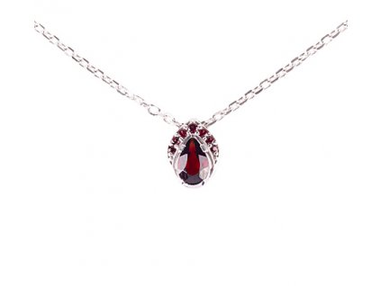 Czech garnet necklace (6770990)