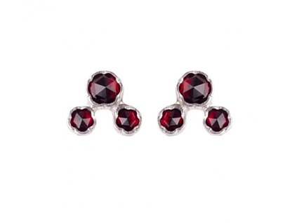 Czech garnet earrings (6371397)