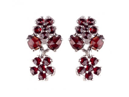 Czech garnet earrings (6371509)