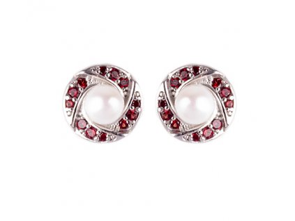 Czech garnet earrings (6371512)