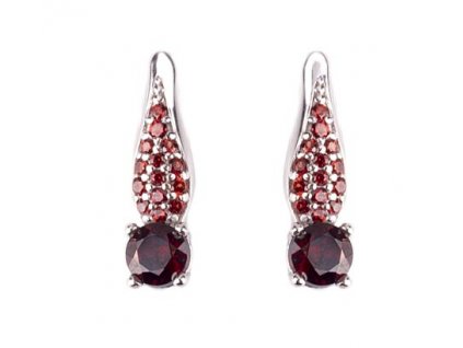 Czech garnet earrings (6371505)