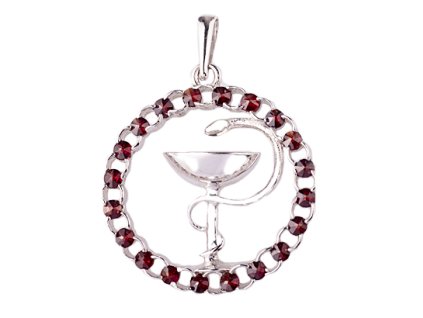 garnet pendant (1277)