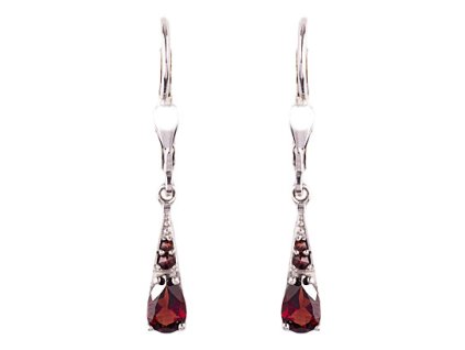 garnet earrings (2002-4)