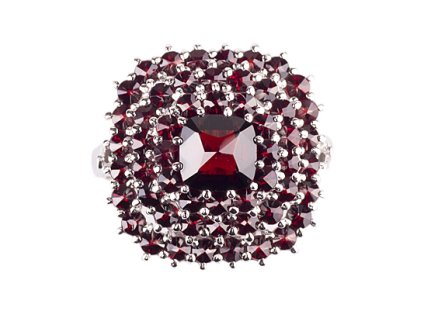 Czech garnet ring (6270111)