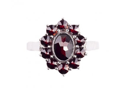 Czech garnet ring (6270018)