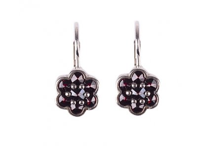 Czech garnet earrings (6370140)