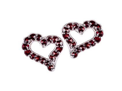 Czech garnet earrings (6371007)