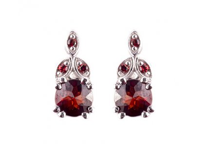 Czech garnet earrings (6371485)