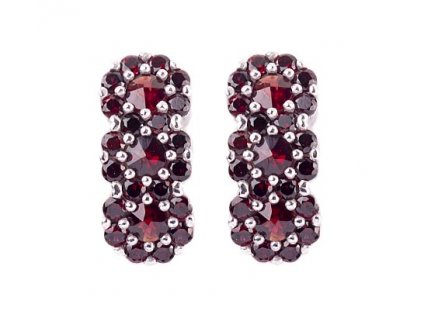Czech garnet earrings (6371468)