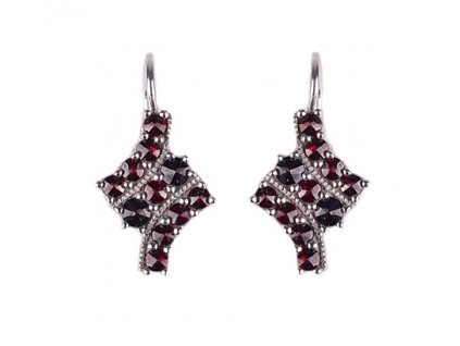 Czech garnet earrings (6370174)