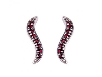 Czech garnet earrings (6370863)