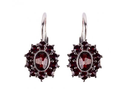 Czech garnet earrings (6370956)