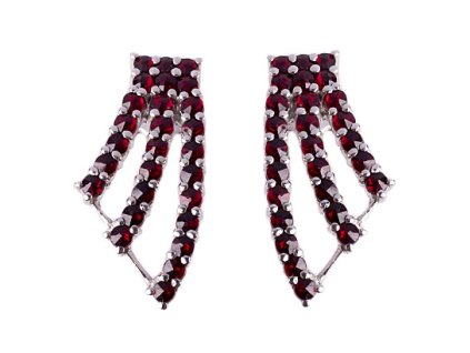 Czech garnet earrings (6370987)