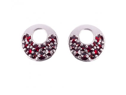 Czech garnet earrings (6371153)
